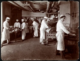 A casa de carne no Hotel Delmonico, 1902 (impressão de gelatina de prata)