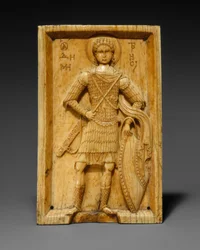Ícone com São Demétrio, 950-1000 (marfim)