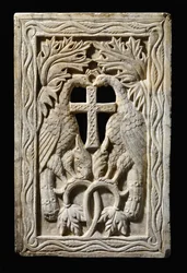 Painel com dois pavões, 501-700