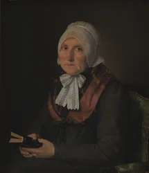 Maria Magdalena Jensen, née Jessen, a mãe do artista