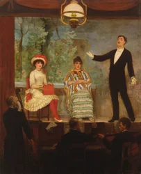 O Café Chanting, 1889