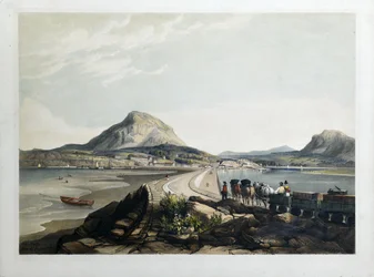 Port Madoc a partir do cais