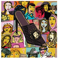 SABOT E FACES (tinta e digital)