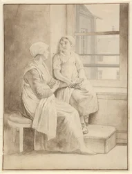 Mãe e filha. A anfitriã de Eckersberg em Paris