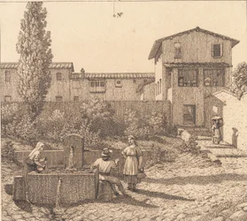 Vista de uma vila italiana