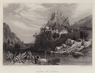 Ruínas na Ettaia (cor litho)