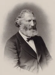 Retrato do compositor Auguste François Morel 1809-1881, ca 1860.