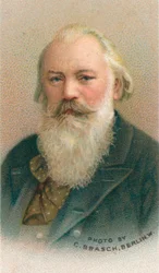 Johannes Brahms 1833-1897 foi um compositor e pianista alemão, 1911