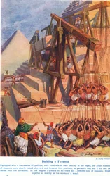 Construir uma Pirâmide, ilustração de 