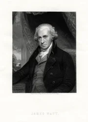 James Watt, inventor e engenheiro escocês, século XIX.