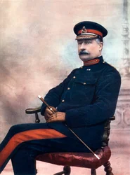 Major-general Charles Edmond Knox, comandando a 12ª Brigada, África do Sul, 1902.