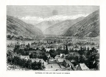 Cier e o vale de Bagneres-de-Luchon, França, c1879.