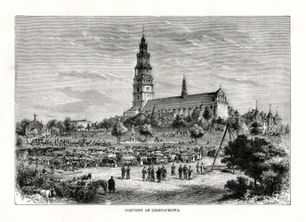 Convento de Czestochowa, Polônia, 1879