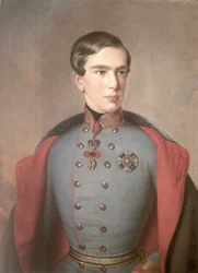 Retrato do imperador Francisco José da Áustria (1830-1916) aos 20 anos, 1850