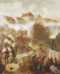 A Recaptura da Fortaleza de Buda pelos Insurgentes Húngaros em 21 de maio de 1849