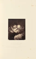 Rapariga com uma pomba, de Greuze