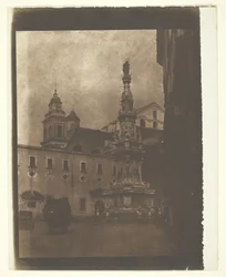 Celebrado Obelisco, Nápoles, 1846.