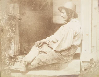 Retrato do jardineiro, possivelmente David Roderick, final da década de 1840.