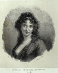 Retrato de Isabella Teotochi Albrizzi (litho)