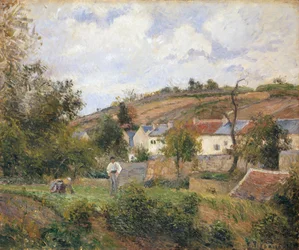 Um canto de lHermitage, Pontoise, 1878