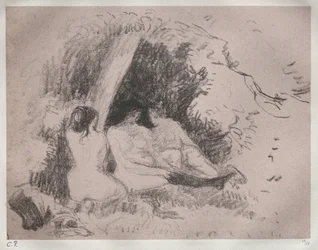 Mulheres nuas, c. 1896