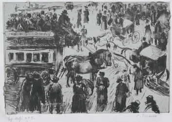 Place du Havre, Paris, c. 1897 (litografia em zinco)