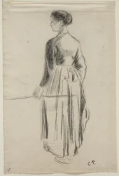 A vaqueira, Eragny, 1886.