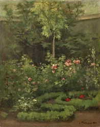 Um jardim de rosas