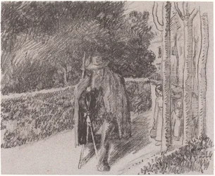 Mendigo com muleta Mendiant à la bequille, 1897.