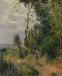 Côte des Grouettes, perto de Pontoise, provavelmente 1878.