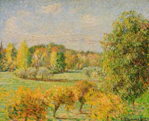 Efeito outono, a nogueira, Eragny