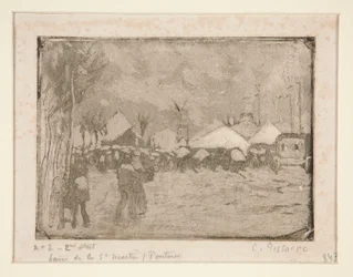 Foire de la Saint-Martin, em Pontoise (Feira de Saint-Martin, em Pontoise)