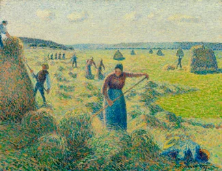 A fenação, Eragny (França)