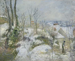 Rabbit Warren em Pontoise, Snow, 1879.