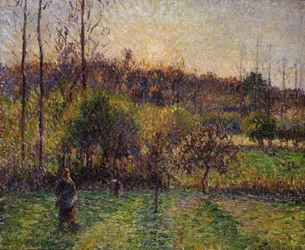 Sol nascente em Eragny, 1894.