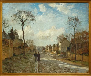 Rua de Louveciennes (óleo sobre tela)