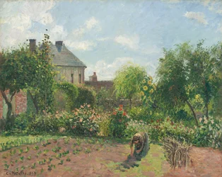 O jardim do artista em Eragny, 1898.