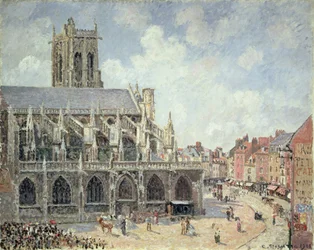 A Igreja de São Jacques em Dieppe, Morning Sun
