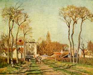 A entrada para uma vila, 1872, 1939.