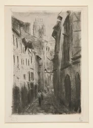 Uma rua ? Rouen (Rue des Arpents) [Uma rua em Rouen (Rue des Arpents)]