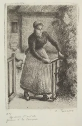 Mulher no portão, 1889.