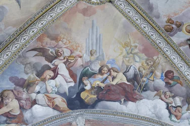 Ciclo de frescos dedicados à Virgem, pormenor