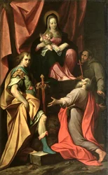 Madonna e Criança com São Vital, São Jerônimo e São Francisco