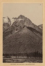 Canadá: Second Mountain, Beaverfoot (litografia)