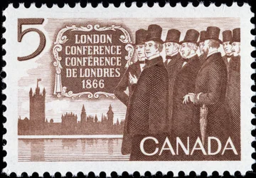 Selo canadense na Conferência de Londres