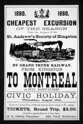 Cartaz do Grand Trunk Railway