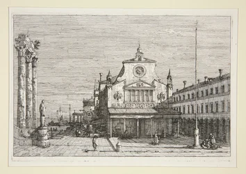 Vista imaginária de S. Giacomo Di Rialto, da série Vedute (Vistas)
