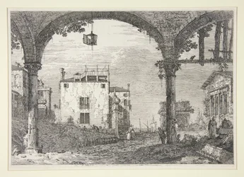 Le Portique a la lanterne (O pórtico com a lanterna), da série Vedute (Vistas)