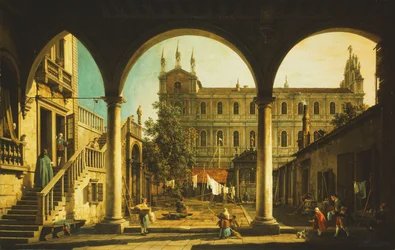 Capriccio da Scuola di San Marco, Veneza, do Palazzo Grifalconi-Loredan,