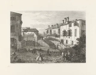Le porte del Dolo (título sobre o objecto)
Vistas de lugares existentes e imaginados (título da série)
Vedute altre prese da i Luoghi altre ideate da Antonio Canal (título da série)